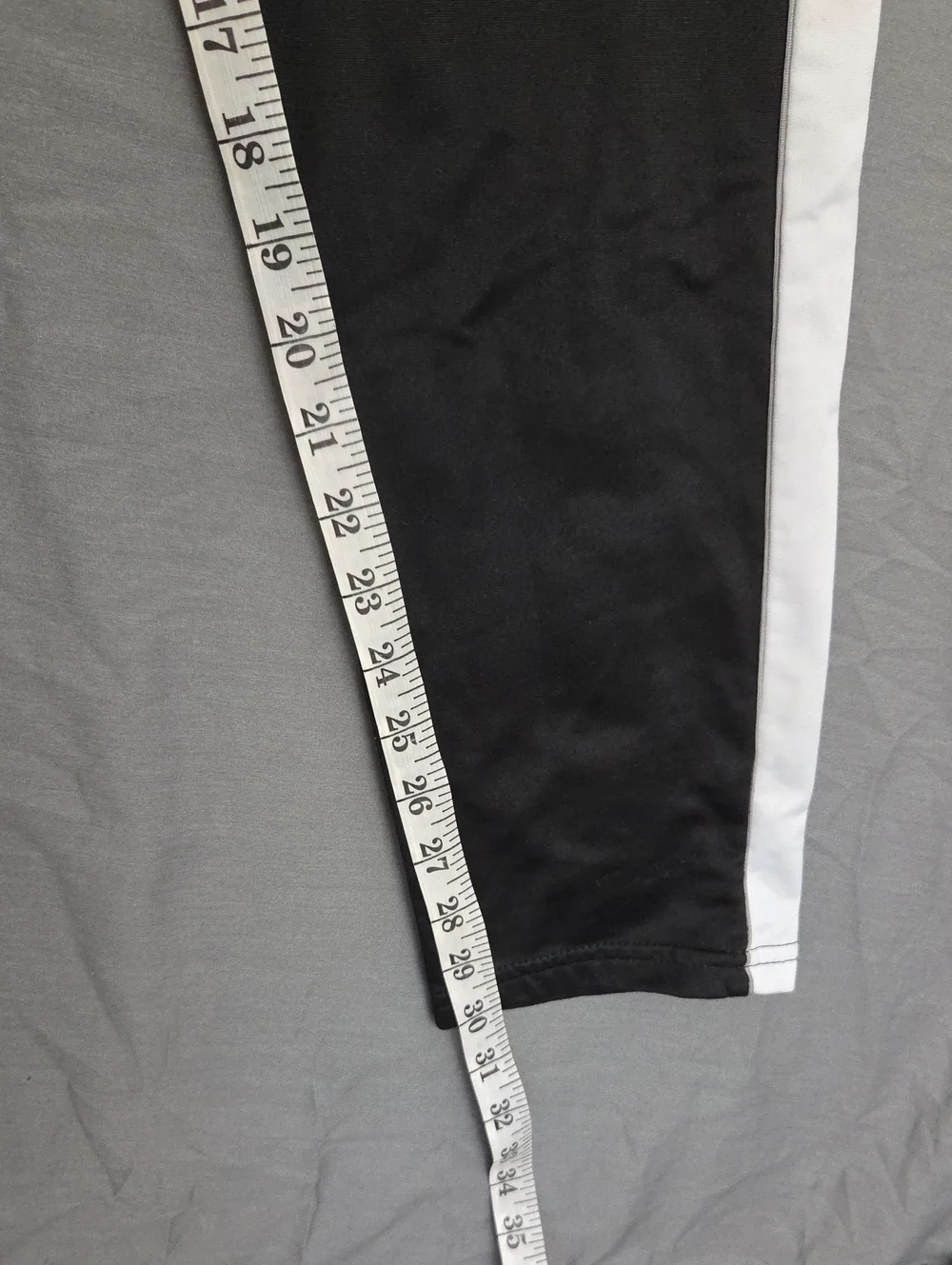 Two Pairs Boy's Athletic Track Pants Orange &‎ Blue Side Panels Black & White L